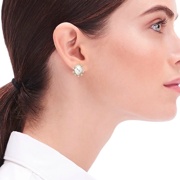 🆕J. Crew Oval Jem Earrings - Picture 2 of 13